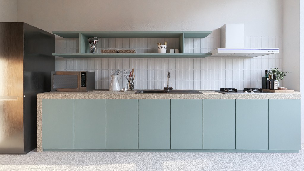 Modern kitchen in Apex Weligama residence