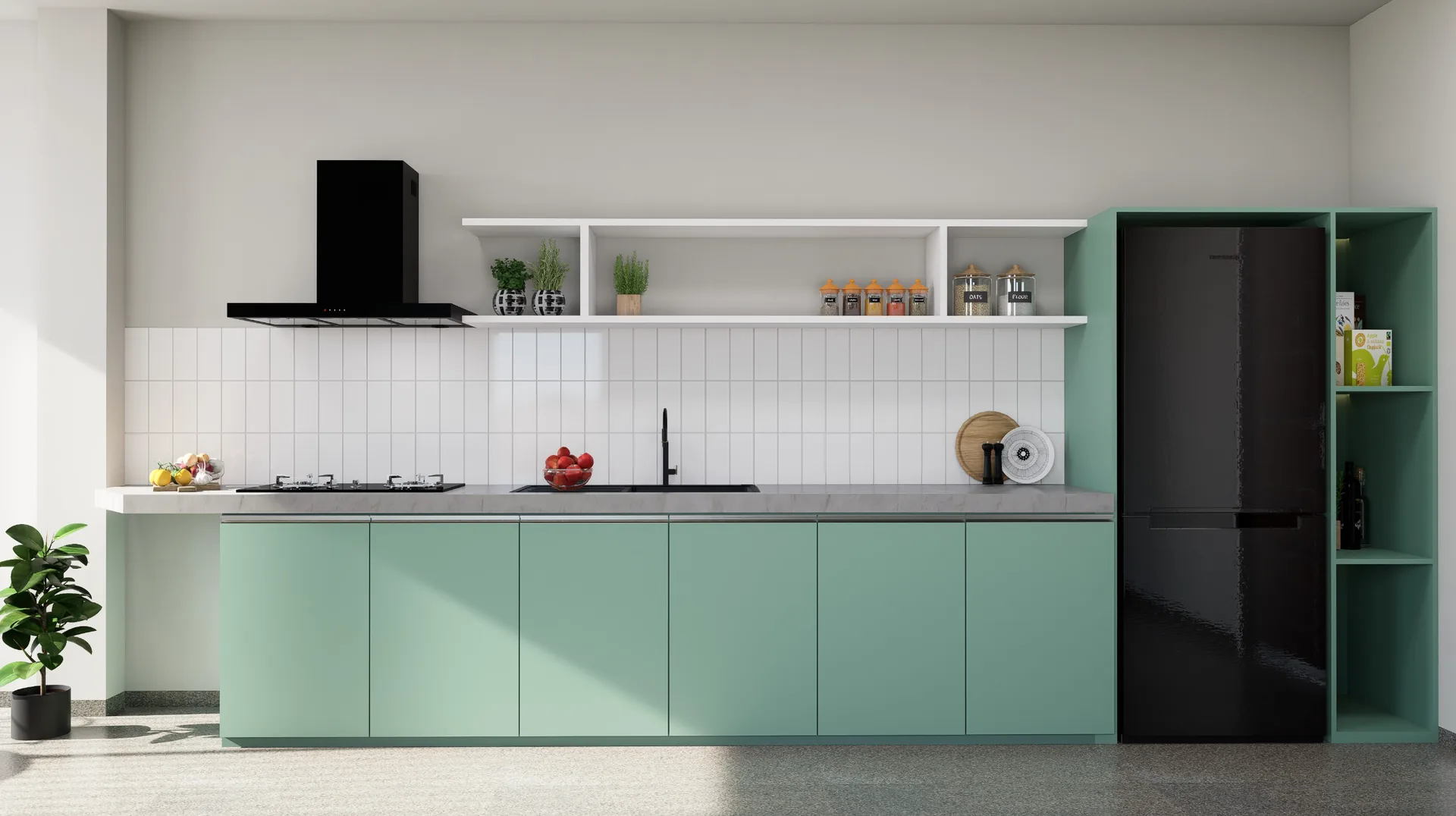 Modern kitchen and dining area at Apex Weligama